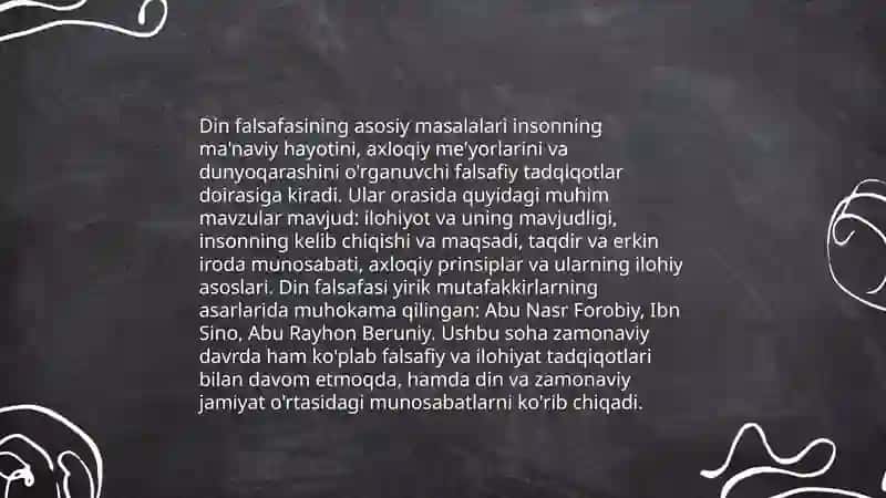 DIN DINSHUNOSLIK DIN FALSAFASI TIALOGIYA TIASOFIA DINI EʼTIQODI AQIDA ILOHIYOT TUSHUNCHALARNING MOHIYATI 4