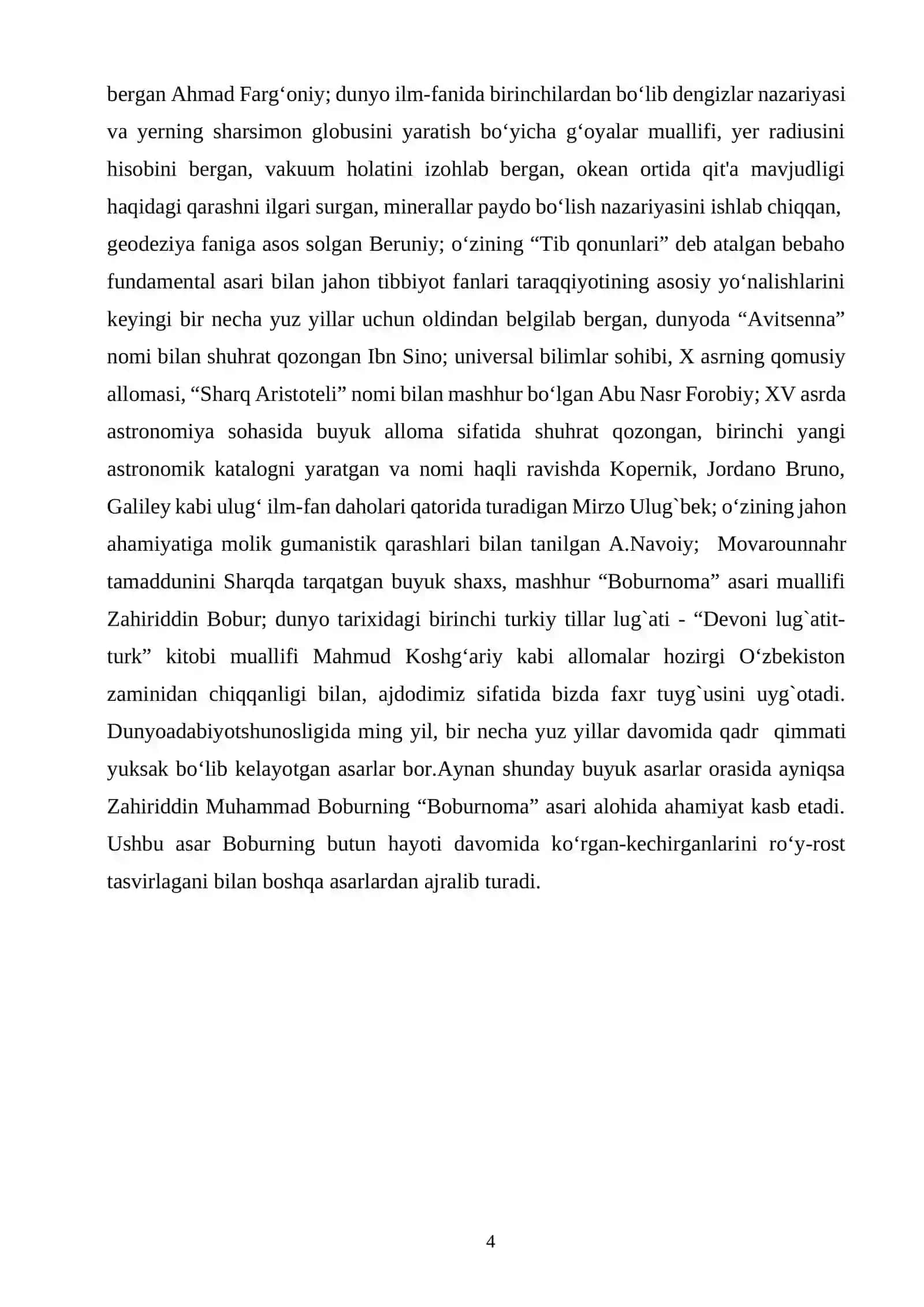 ZAHIRIDDIN MUHAMMAD BOBURNING XATTI BOBURIY HAMDA BOBURNOMA ASARLARI NING TAʼLIMIY TARBIYAVIY AHAMIYATI 4
