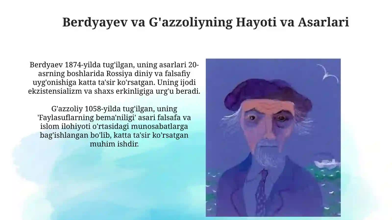 Berdyayev va G'azzoliy – Din va Erkin Fikrning Qarama-qarshi Nuqtai Nazarlari 4