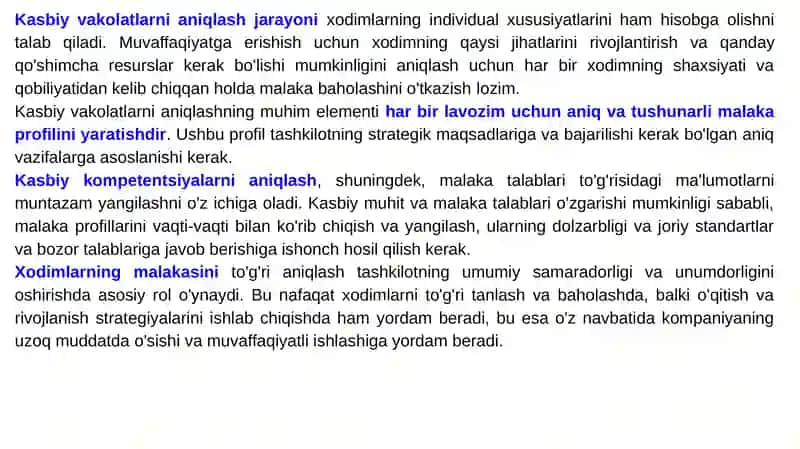 Xodimlarning kasbiy qobiliyatlarini baholash va rivojlantirish 4