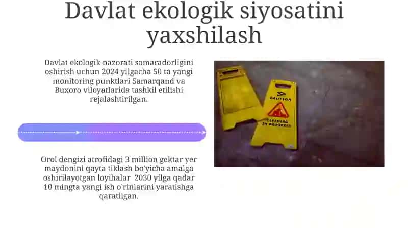 Ekologik xavfsizlikni ta'minlash choralari 4