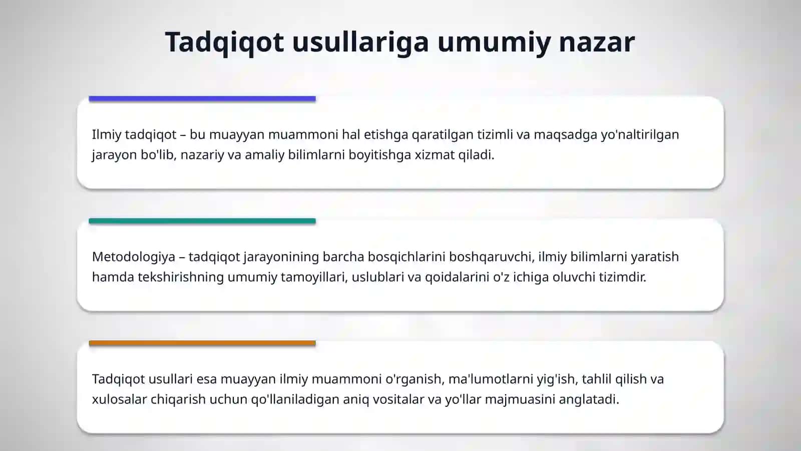 Maktabgacha ta'lim-tarbiyani tashkil etish fanining tadqiqot metodlari 4