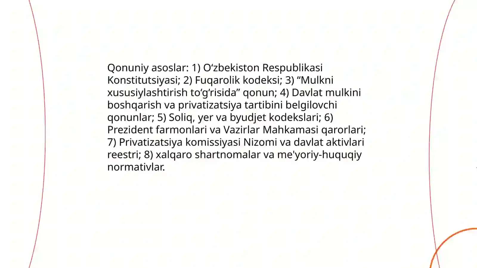 Mulkni davlat tasarrufidan chiqarish va xususiylashtirish maqsadi,yollari va usullari 4
