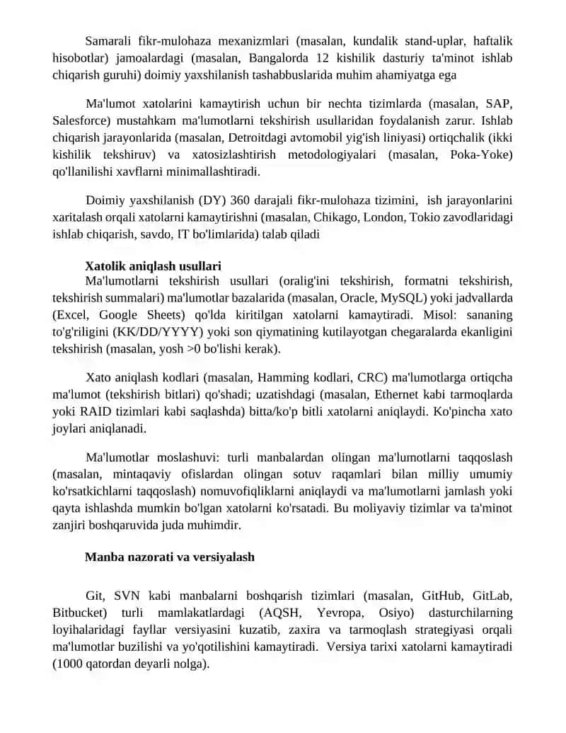 Inson xatoligini kamaytirish 4
