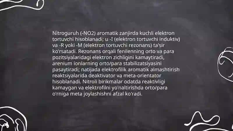 Aromatik nitrobirikmalar 4