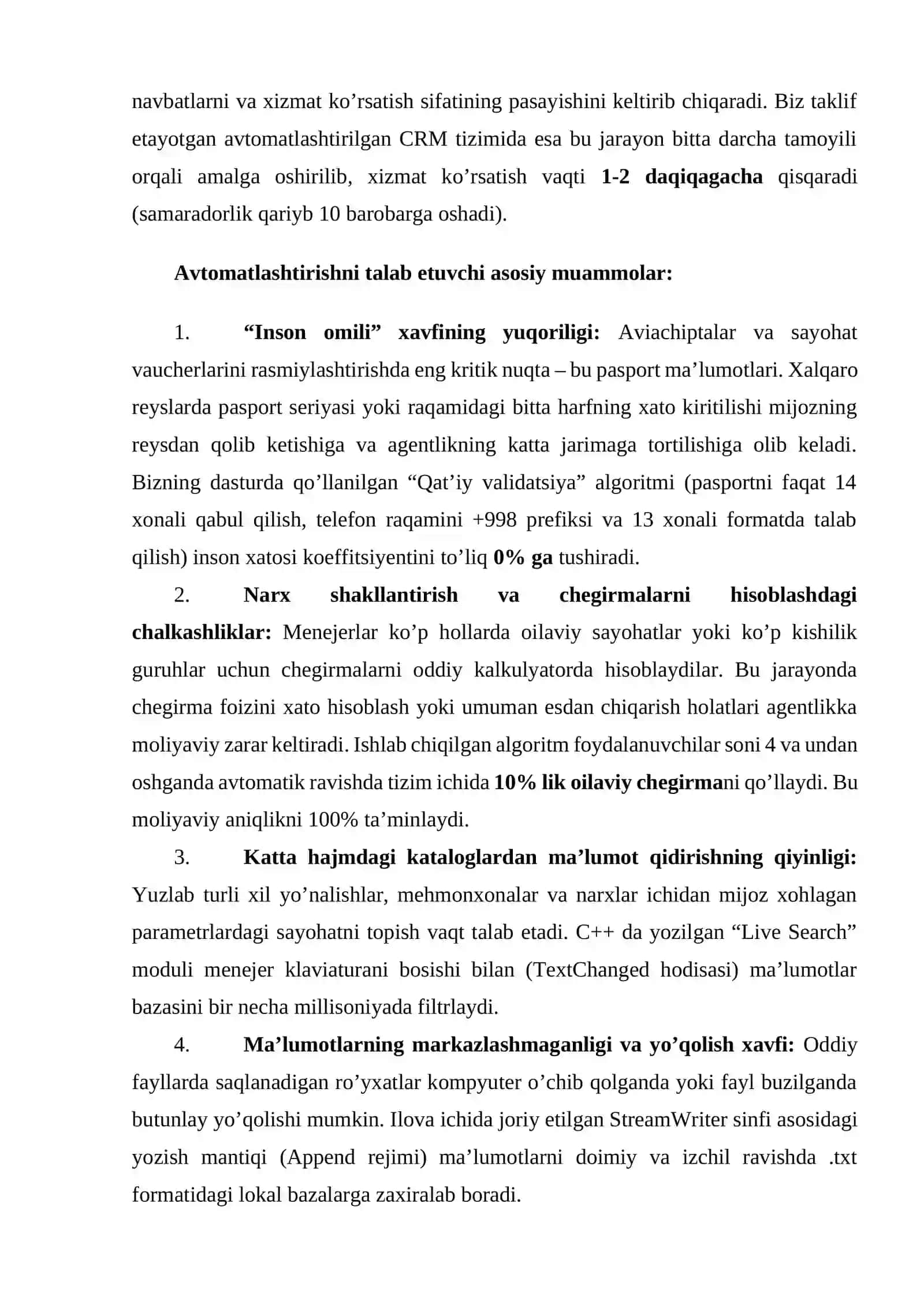 Visual Studio da Kurs Ishi Loyihasi | SAYOHAT AGENTLIGI MA’LUMOTLARI UCHUN DASTURIY ILOVA YARATISH 4