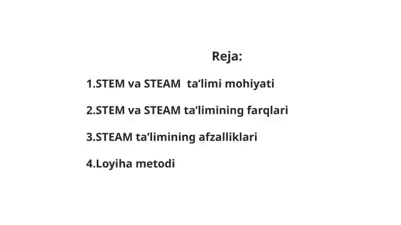STEM va STEAM ta'limi 4