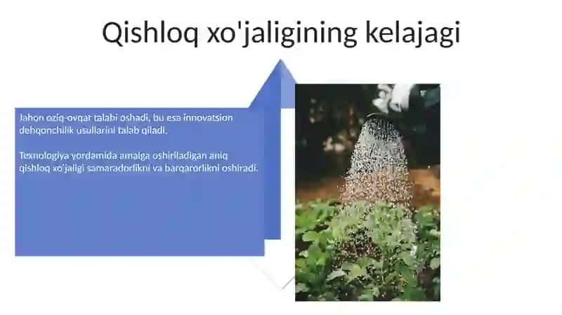 Qishloq xo'jaligining sirlari 4