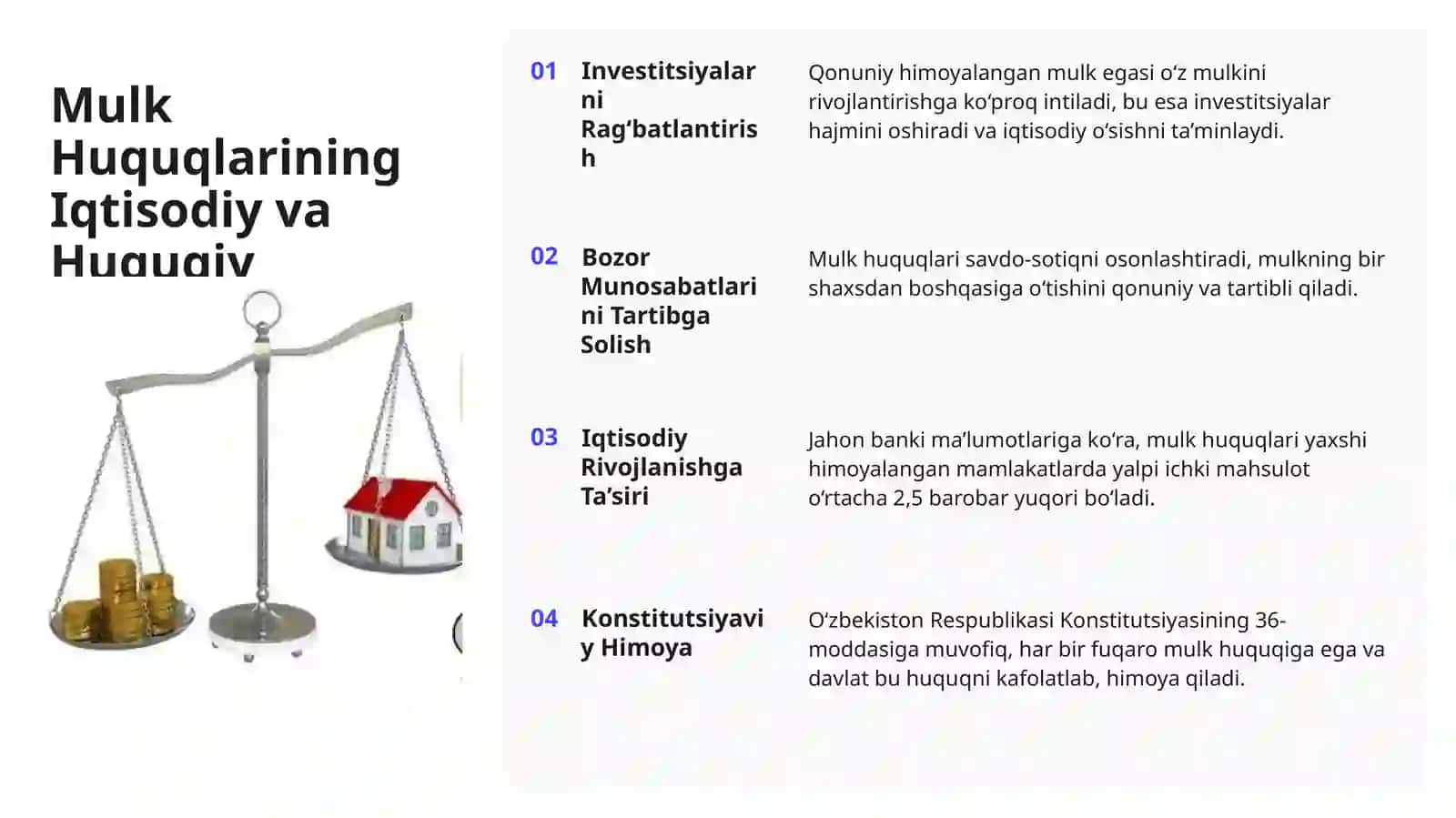 Mulk Huquqlari Nazariyasi va Mulkchilik Shakllarining Rivojlanish Evolyutsiyasi 4