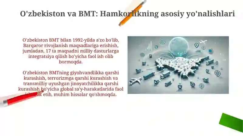 O'zbekistonning xalqaro tashkilotlar bilan hamkorligi 4