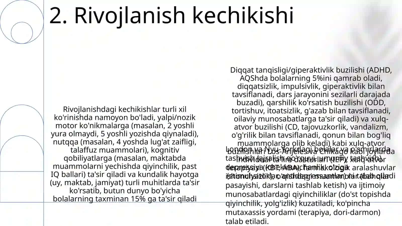 Xulq-atvor buzilishlari 4