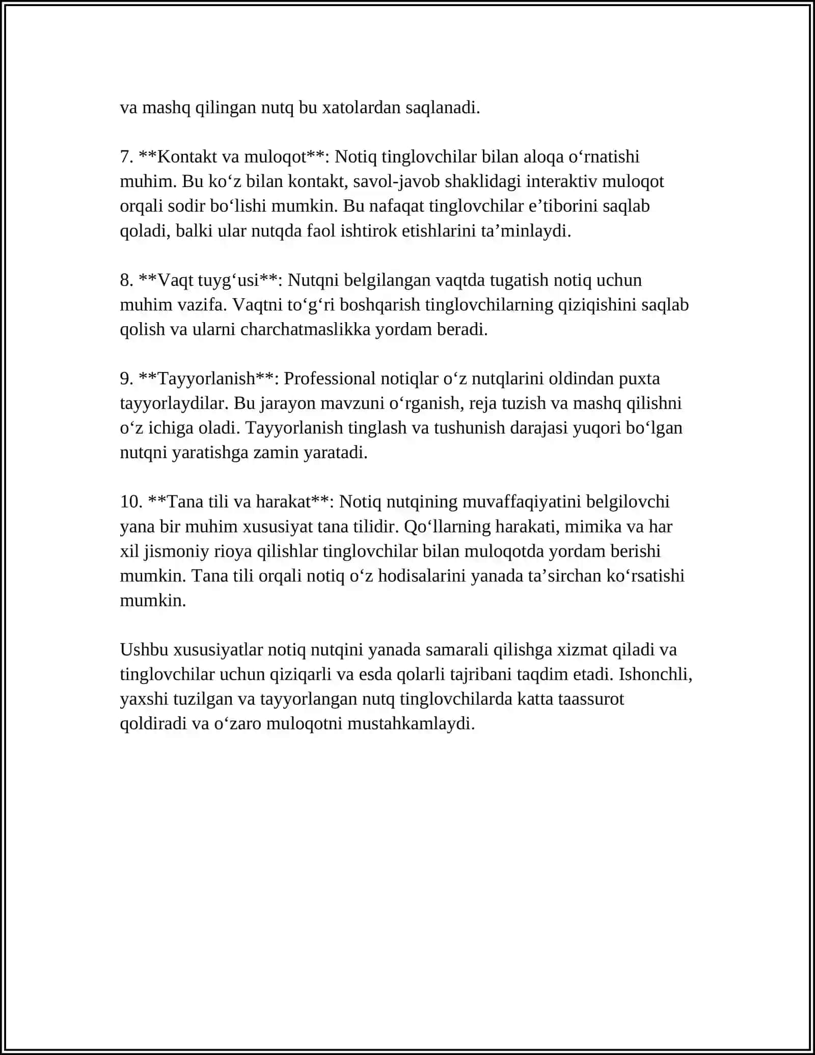 NUTIQ TEXNIKASI VA NOTIQLIK MADANIYATI 4