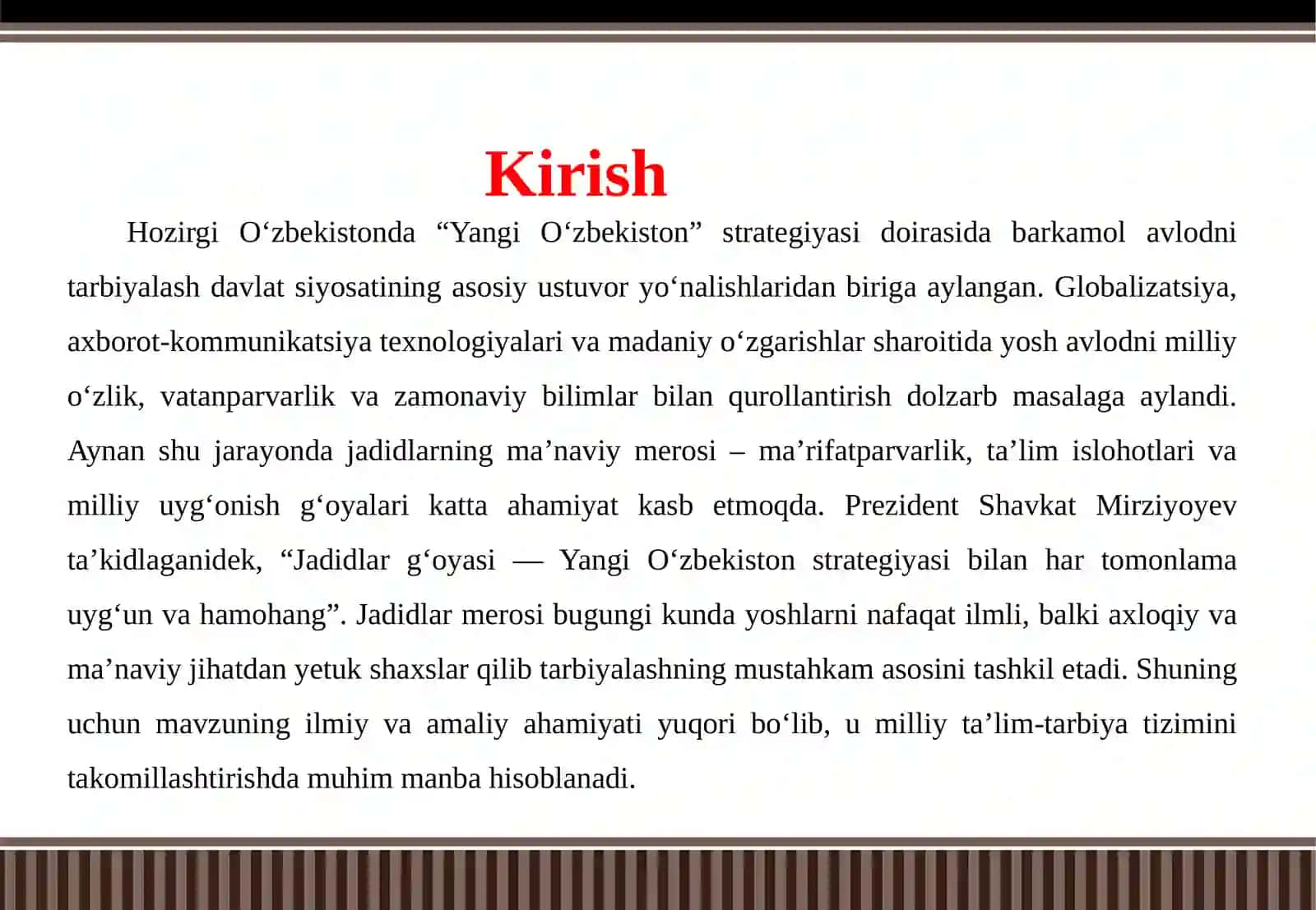 Jadidlar ma'naviy merosining barkamolavlodni tarbiyalashdagi ahmiyati 4