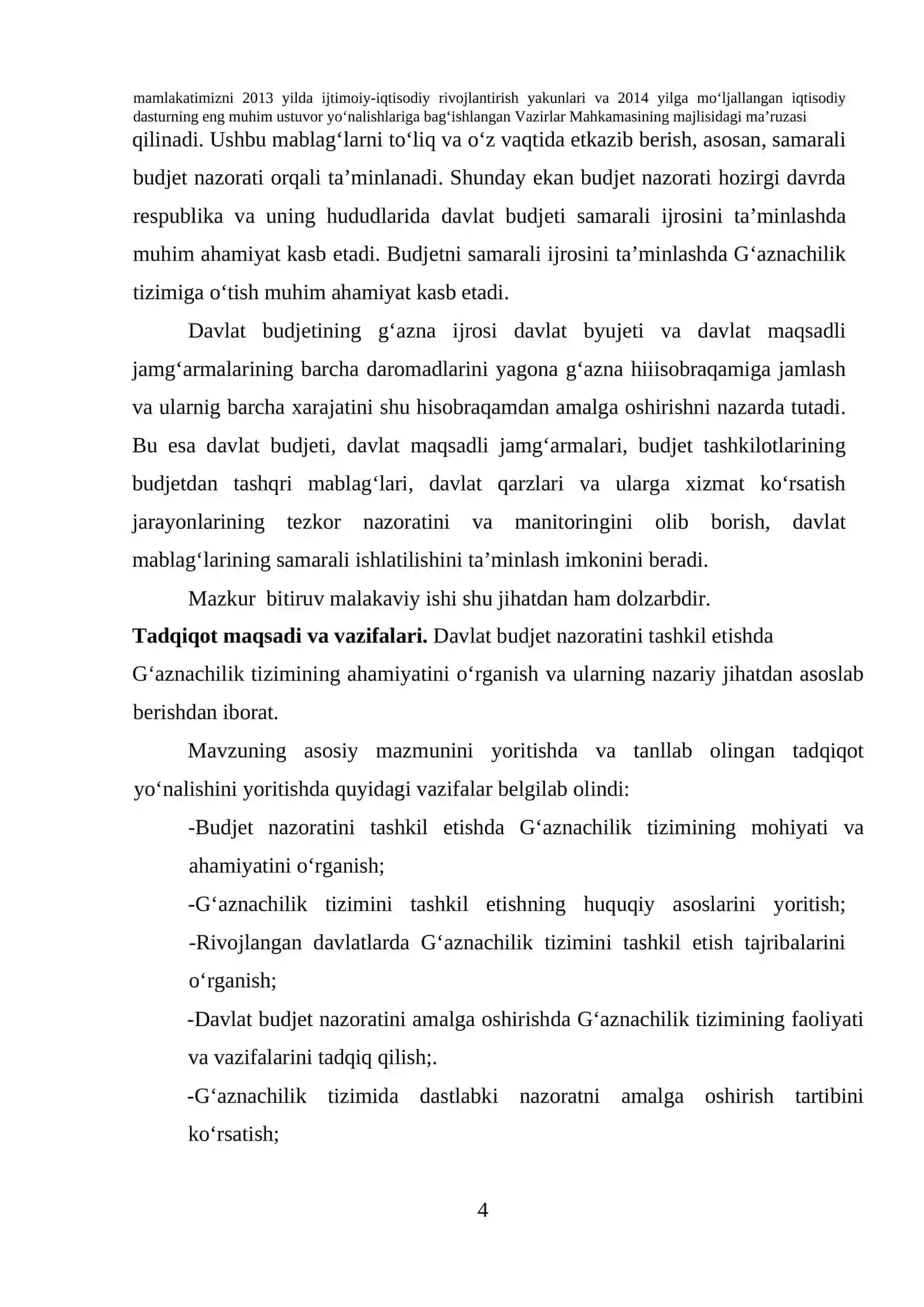G’aznachilik tizimida budjet nazoratining mohiyati, shakllari va ular taraqqiyotining hozirgi zamon muammolari 4