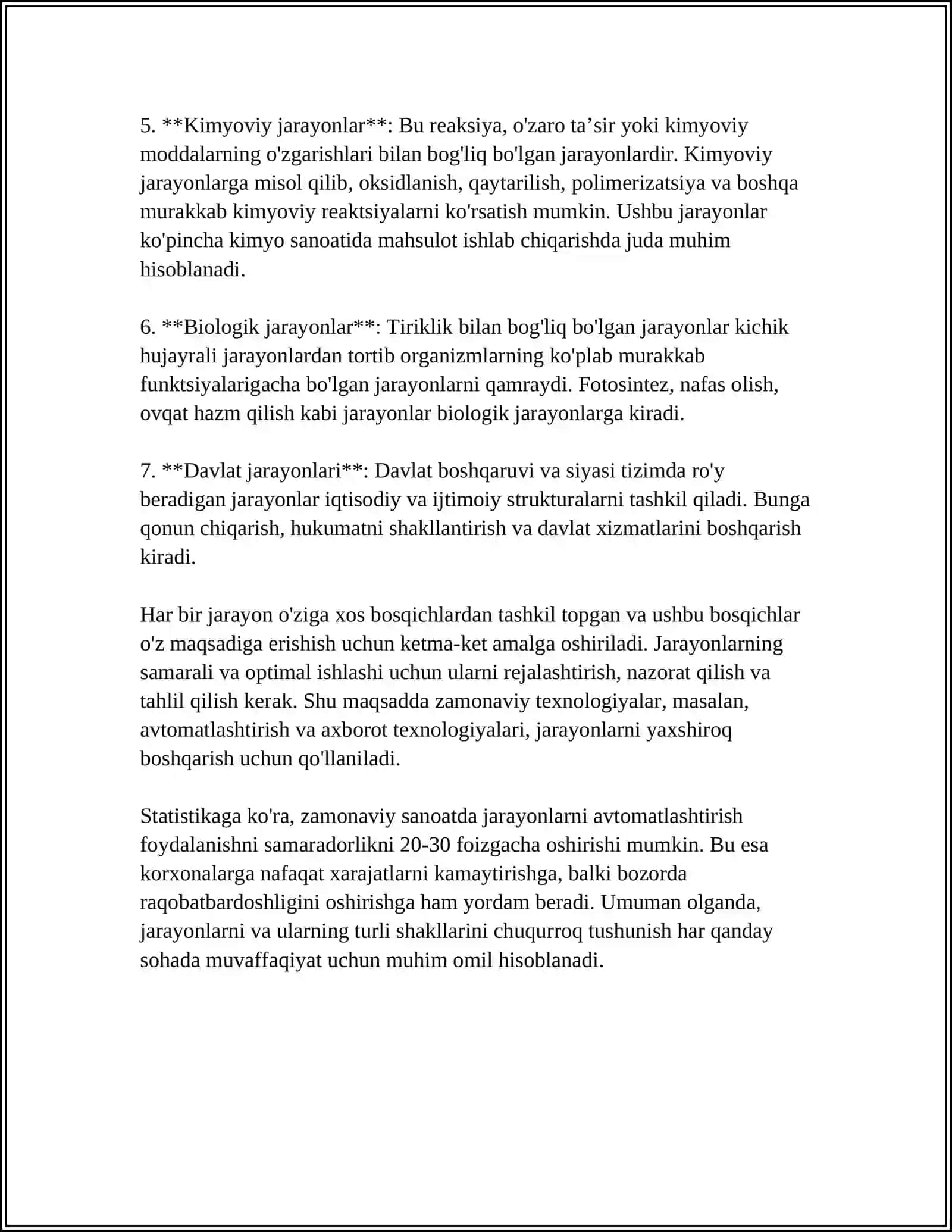 OPERATSION TIZIMLARDA JARAYONLAR VA OQIMLAR(THREADS) TUSHUNCHASI 4