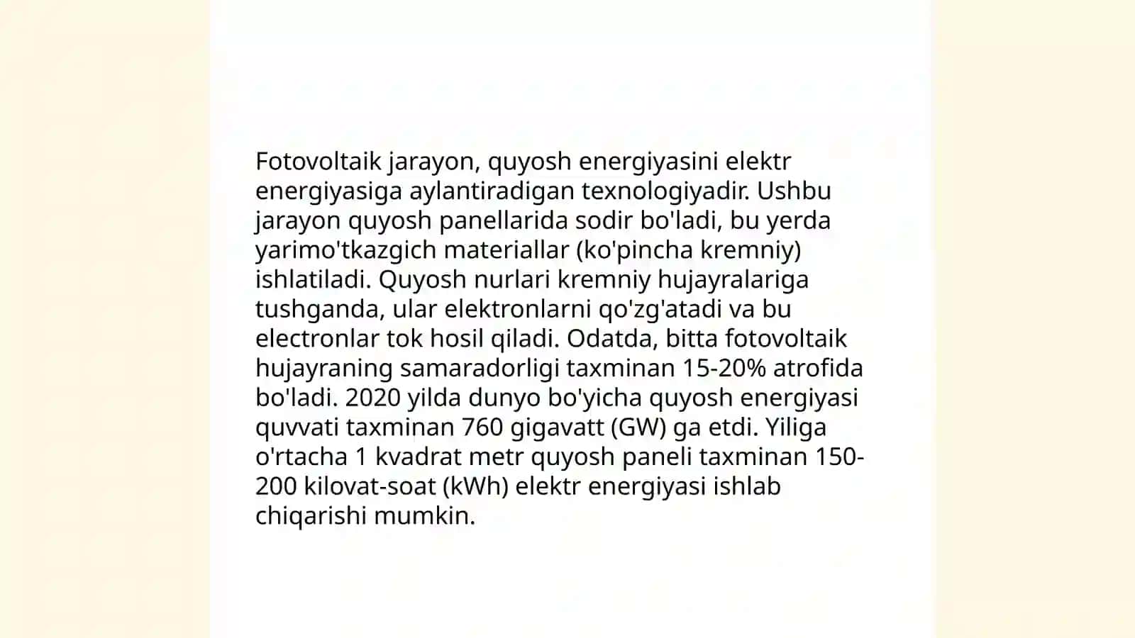Quyosh panellarining ishlash prinsiplari 4