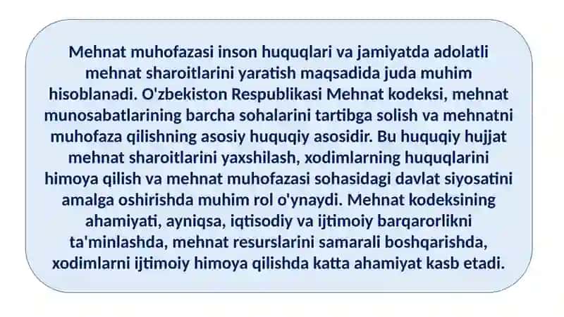 Mehnat Muhofazasi Kodexi 4