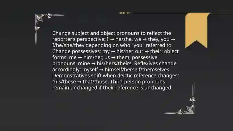 Direct and Indirect Speech 4