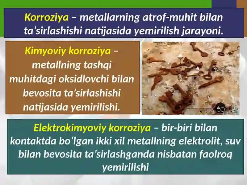 Kimyoviy korroziya 4