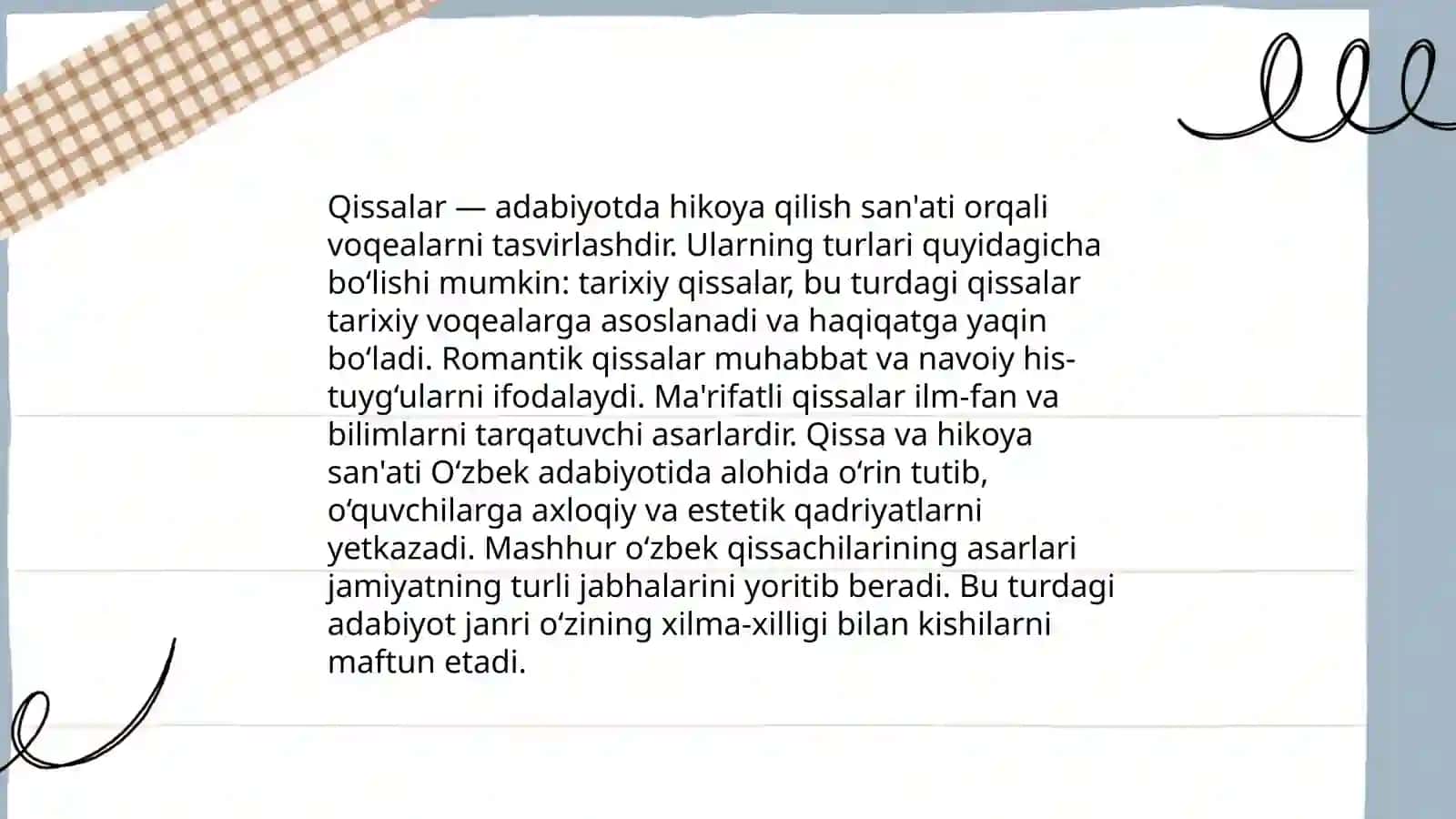Qissalarni sharhlab oʻqish 4
