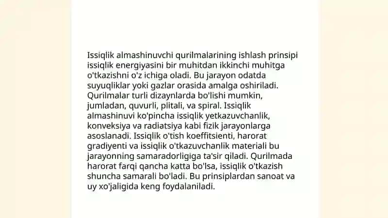 Aralashtiruvchi issiqlik almashinish qurilmalari konstruksiyasi, ishlash prinsipi va afzalliklari 4