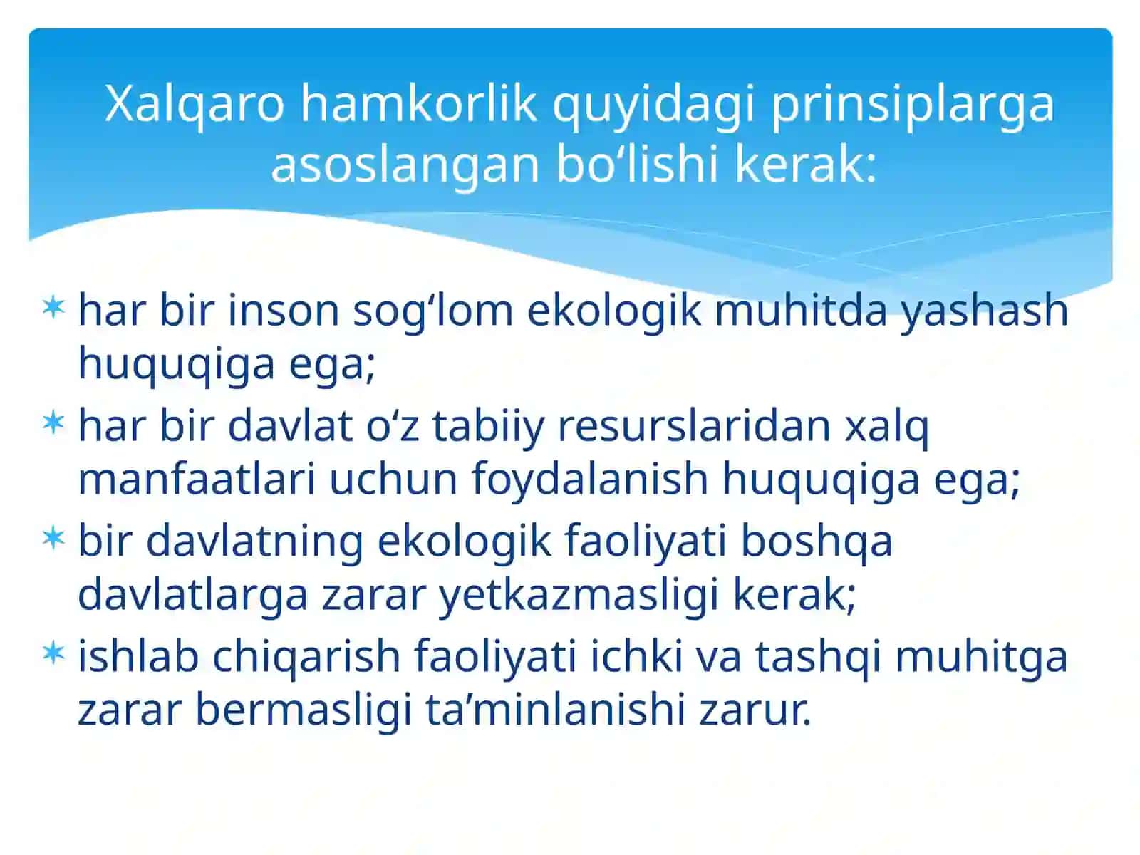 Qoraqalpog‘istonda ekologiya va atrof-muhitni muhofaza qilish bo‘yicha xalqaro hamkorlik 4