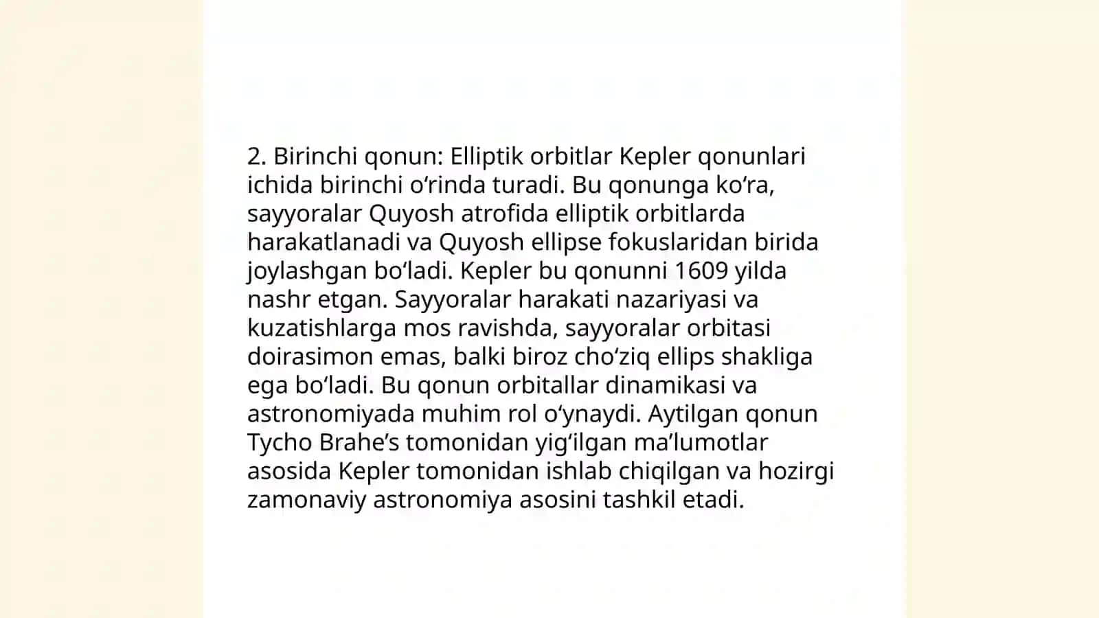 Kepler qonunlari 4