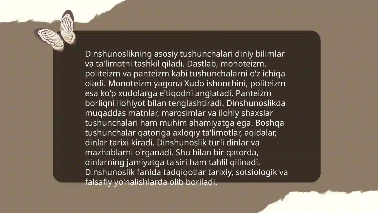 Dinshunoslikning tarixi 4