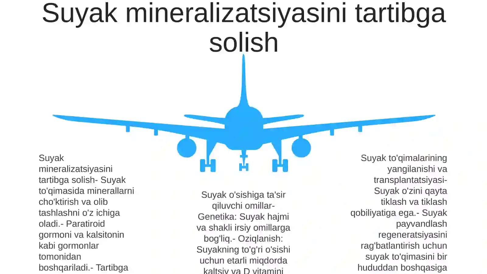 Suyak To'Qimalarining Minerallashuvi, Uning Tartibga Solinishi Va Buzilishlari. Suyak To'Qimalarining Regeneratsiyasi Va Transplantatsiyasi. Suyakning O'Sishiga Ta'Sir Qiluvchi Omillar 4