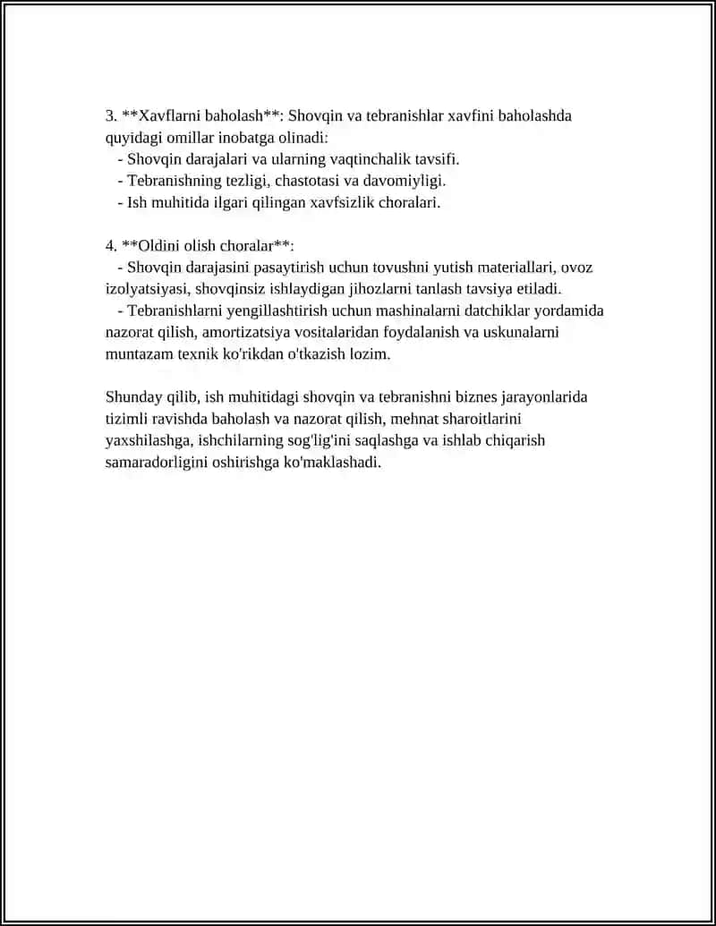 Ish joylarida shovqin va tebranishni aniqlashning metodik asoslari 4