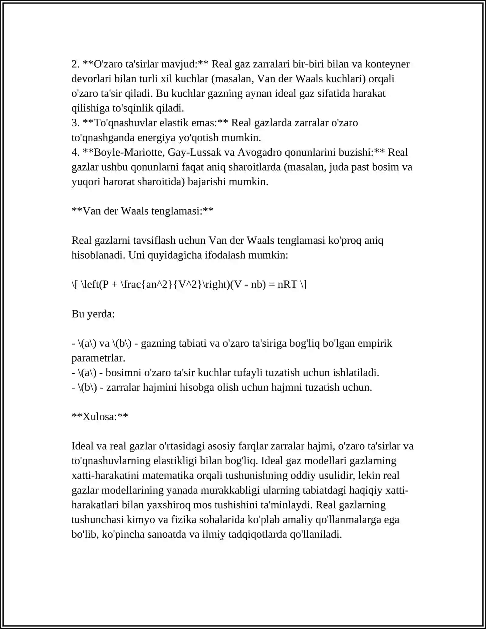 TOSHKENT DAVLAT TEXNIKA UNIVERSITETI MUSTAQIL ISH 4