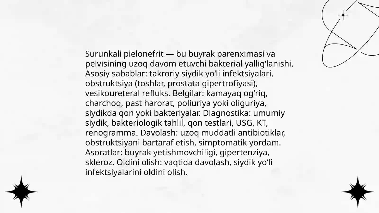 O'tkir pielonefrit 4