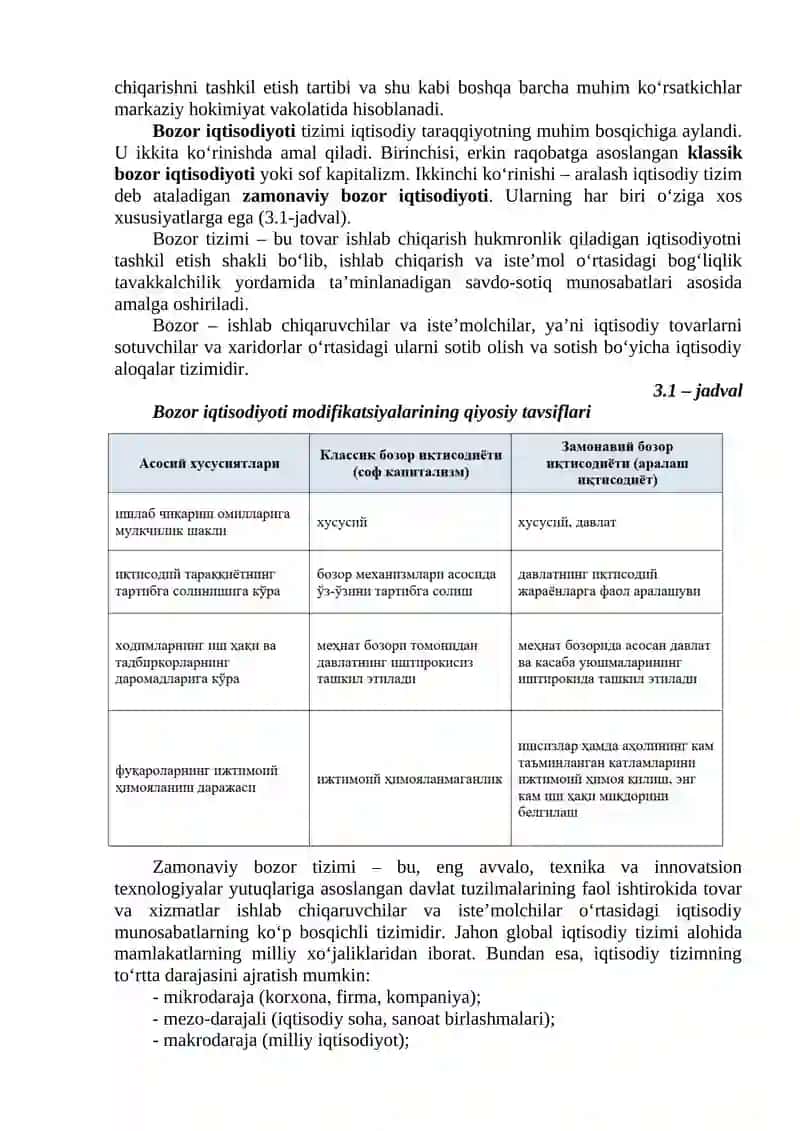 Iqtisodiy tizimlar va ularning modellari 4