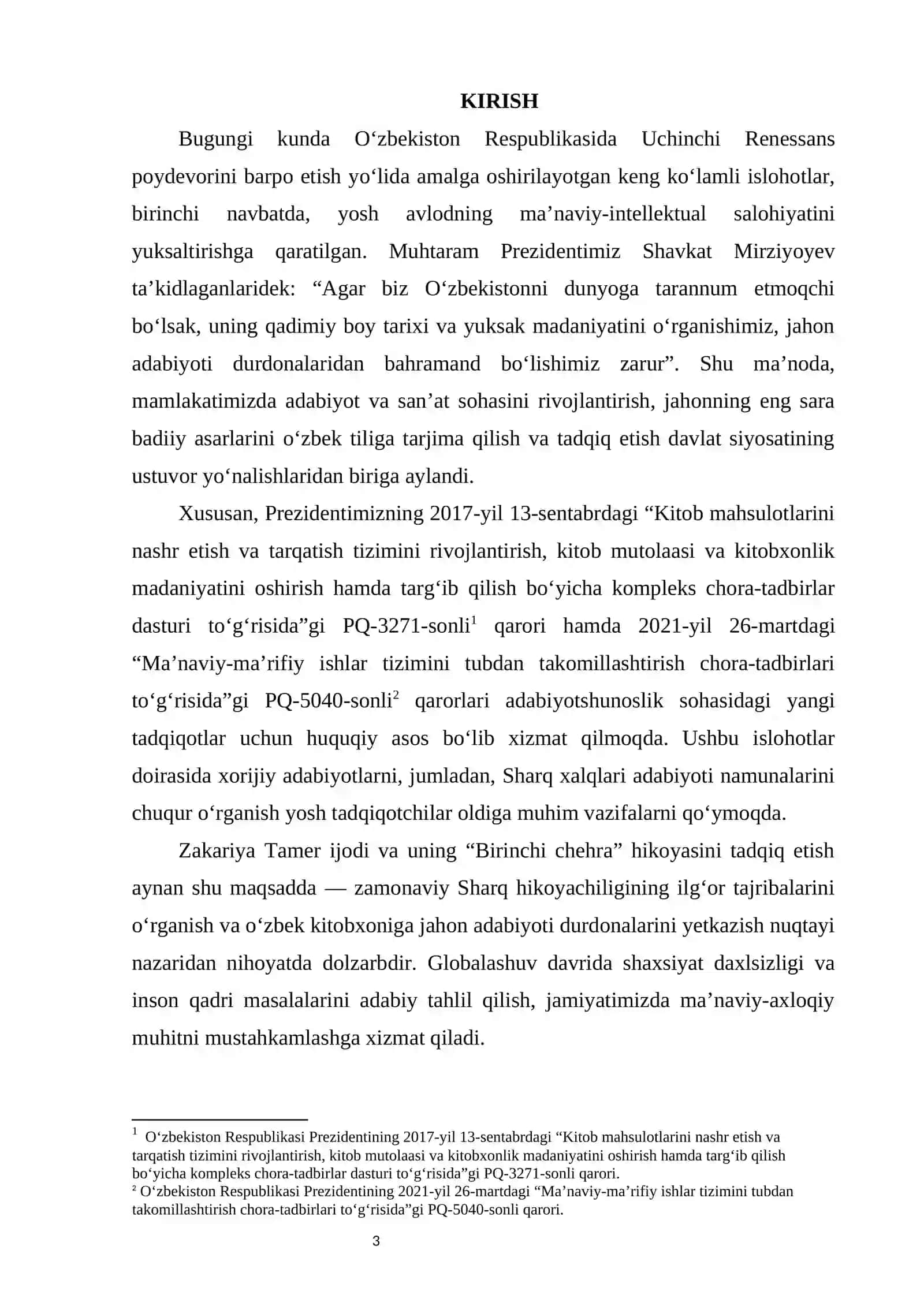 ZAKARIYA TAMER HAYOT YO‘LI VA “BIRINCHI CHEHRA” (الوجه الأول) HIKOYASINING BADIIY TAHLILI 4