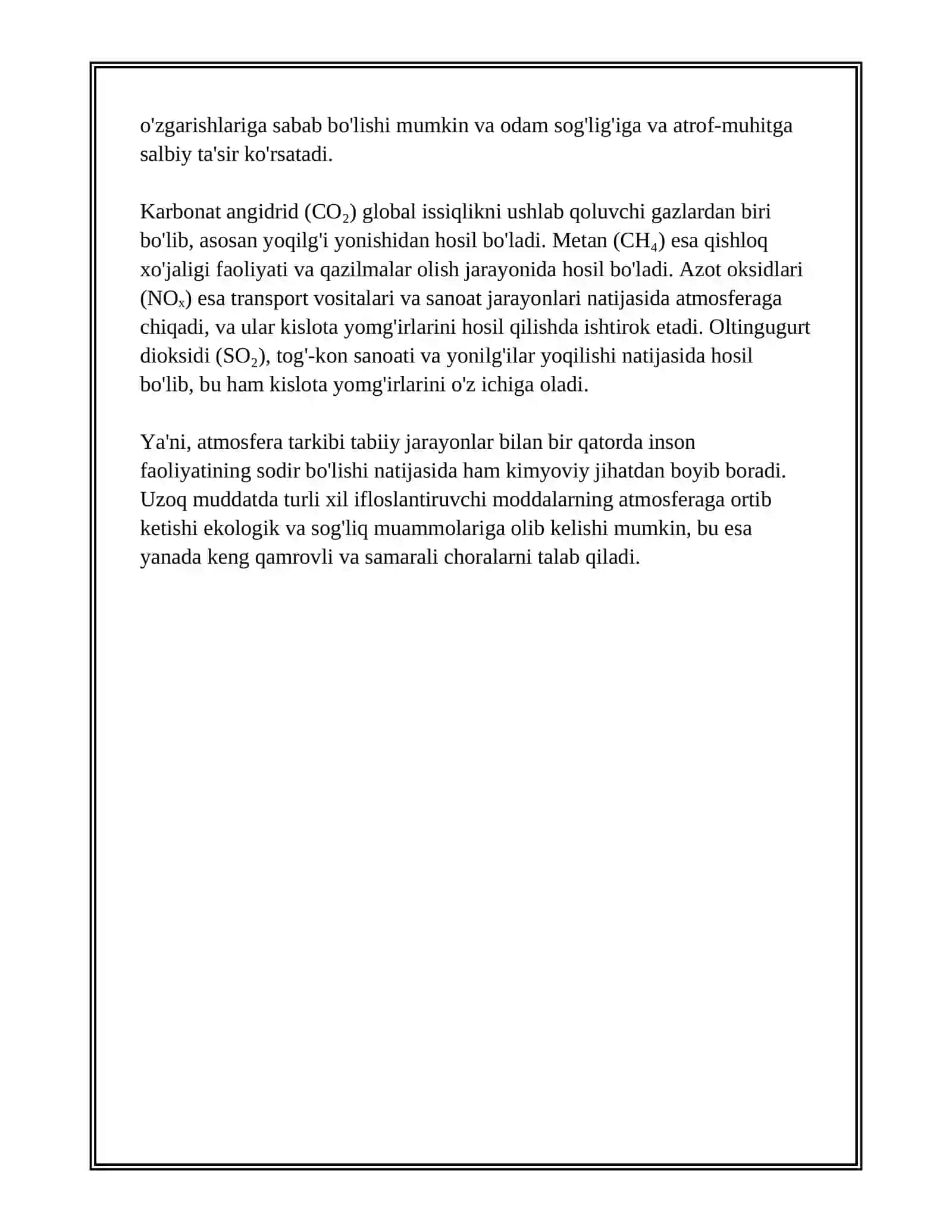 ATMOSFERA TARKIBI UNI IFLOSLANTIRUVCHI MANBALAR 4