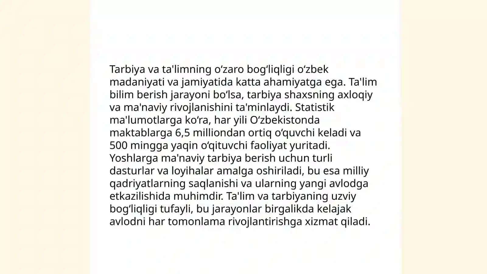 Tarbiya jarayoni va uning mohiyati 4