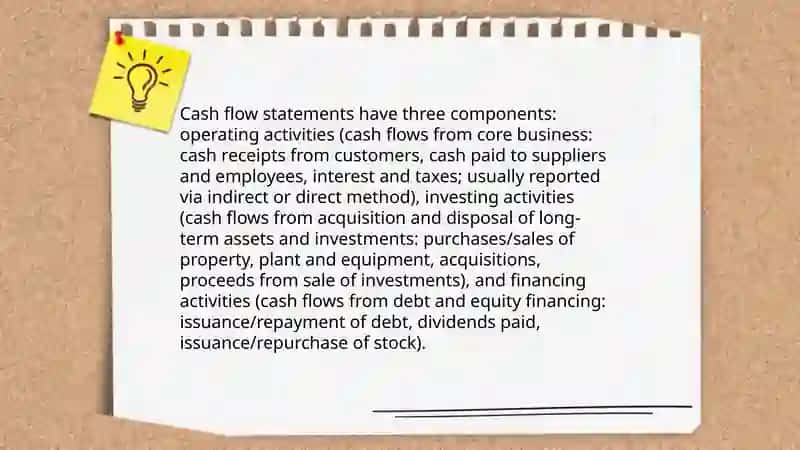 Cash flow statements 4