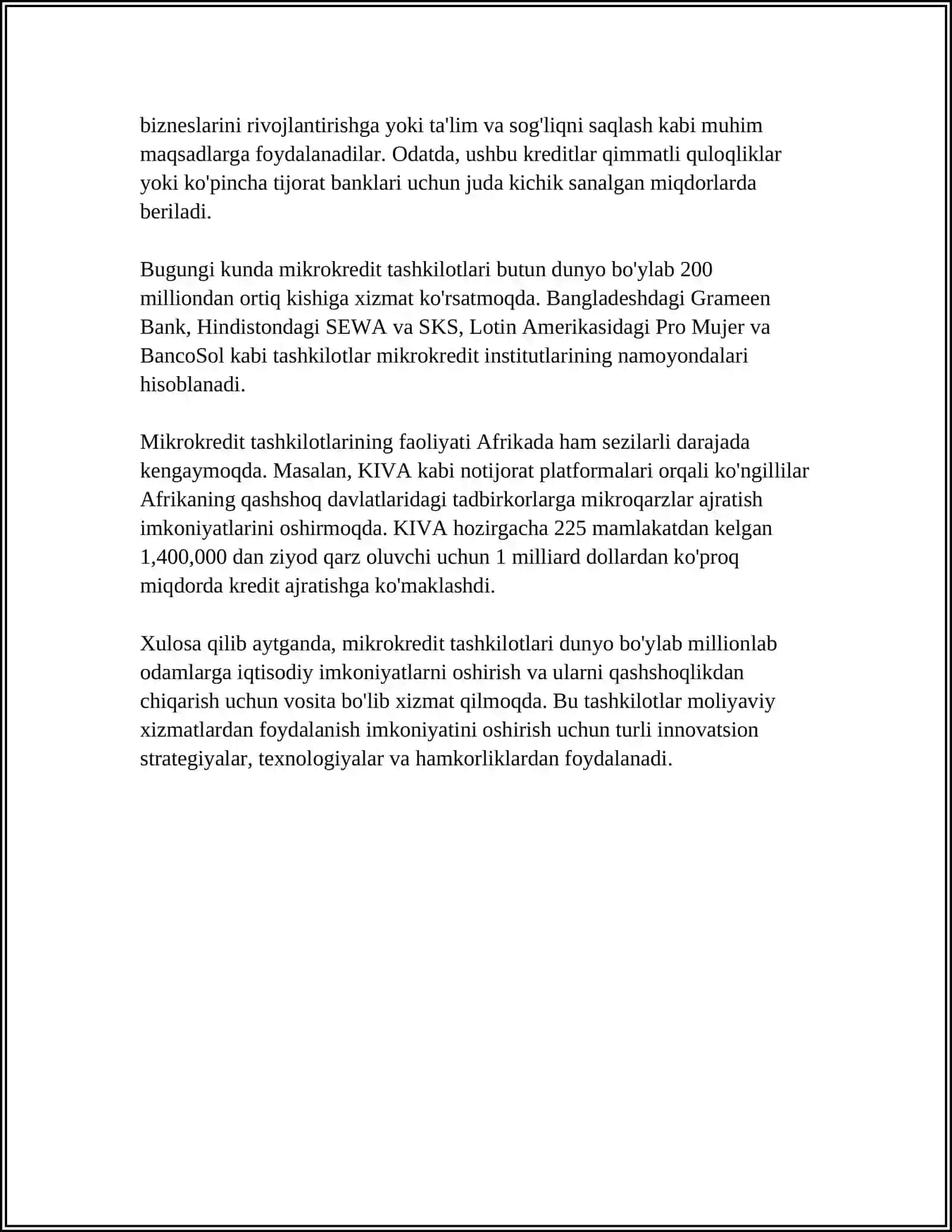 MIKROKREDIT TASHKILOTLARI 4