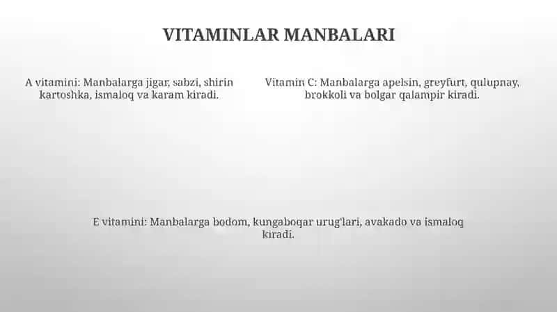 Vitaminlar 4