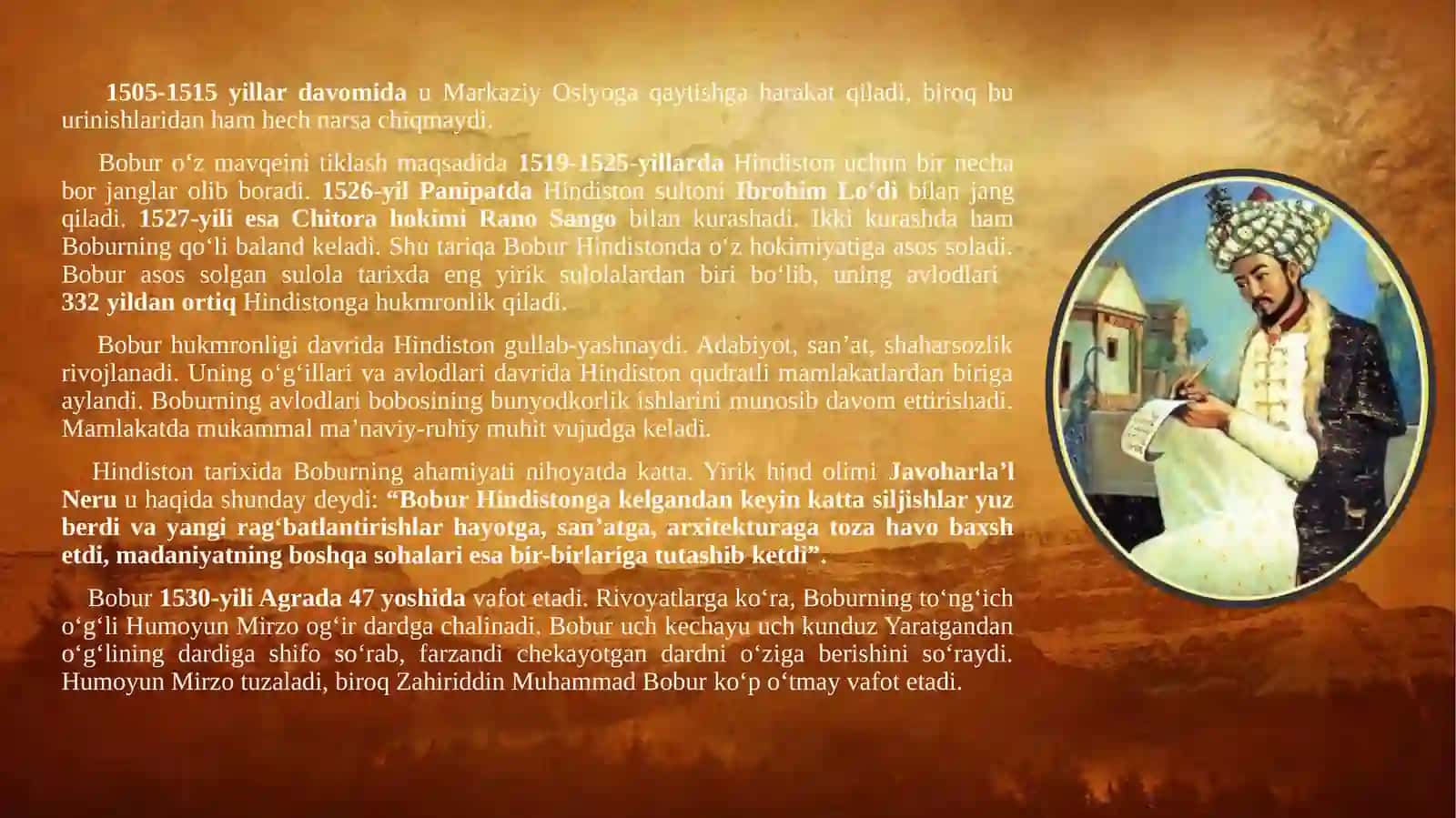 Zahiriddin Muhammad Bobur 4