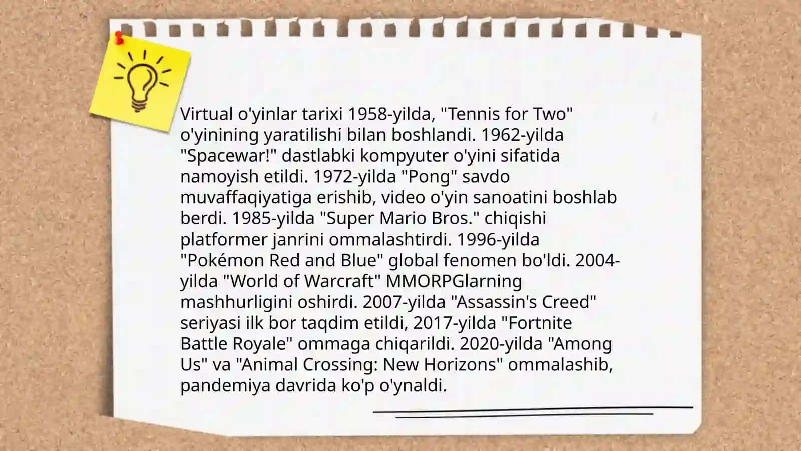 Vertual oyinlar 4