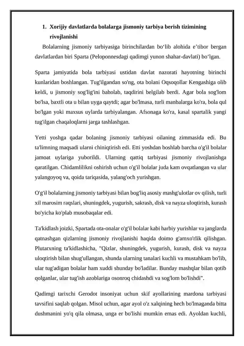 Xorijiy davlatlarda bolalarga jismoniy tarbiya berish tizimi 4