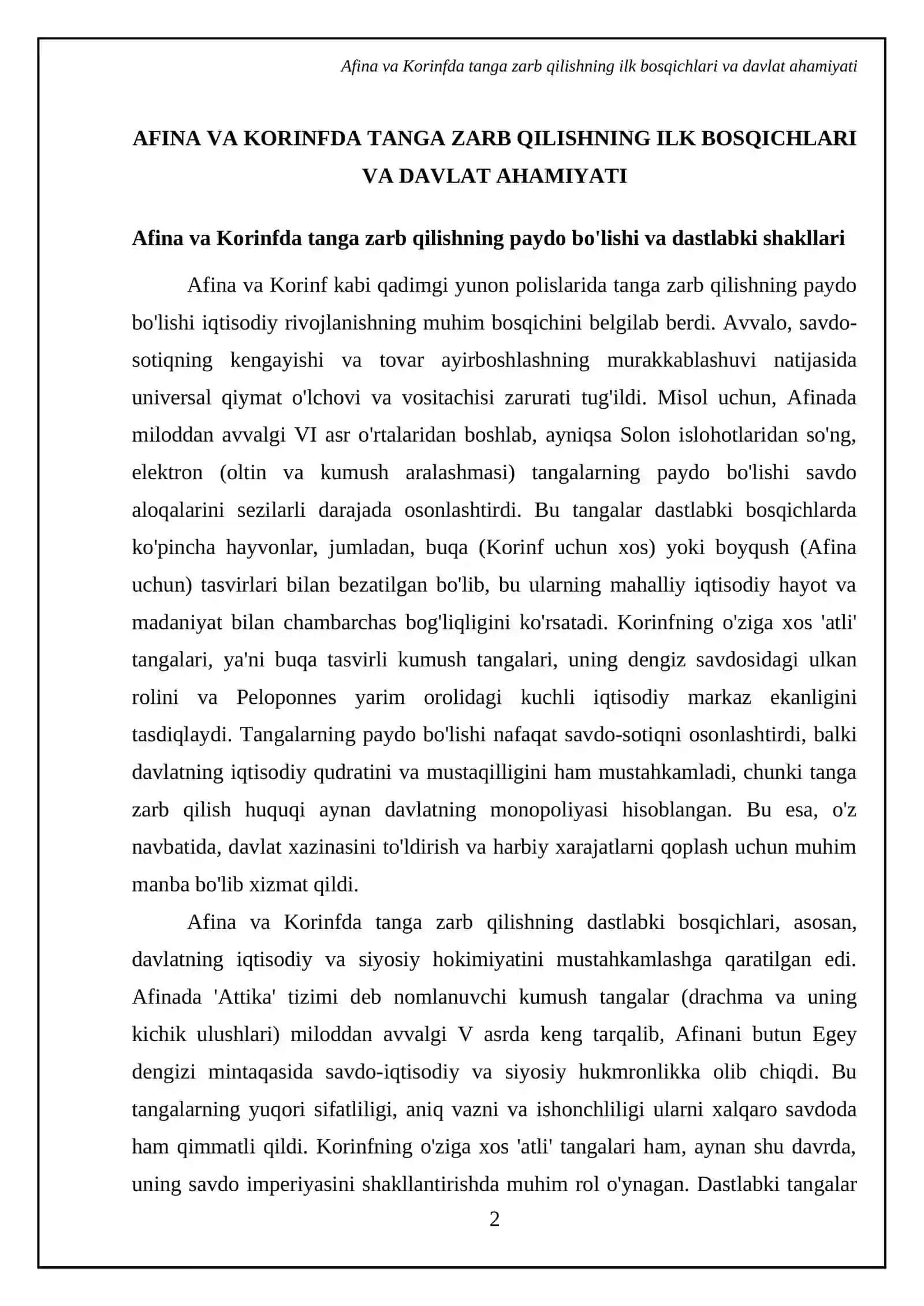 Afina va Korinif davlatlarining pul tizimi 4