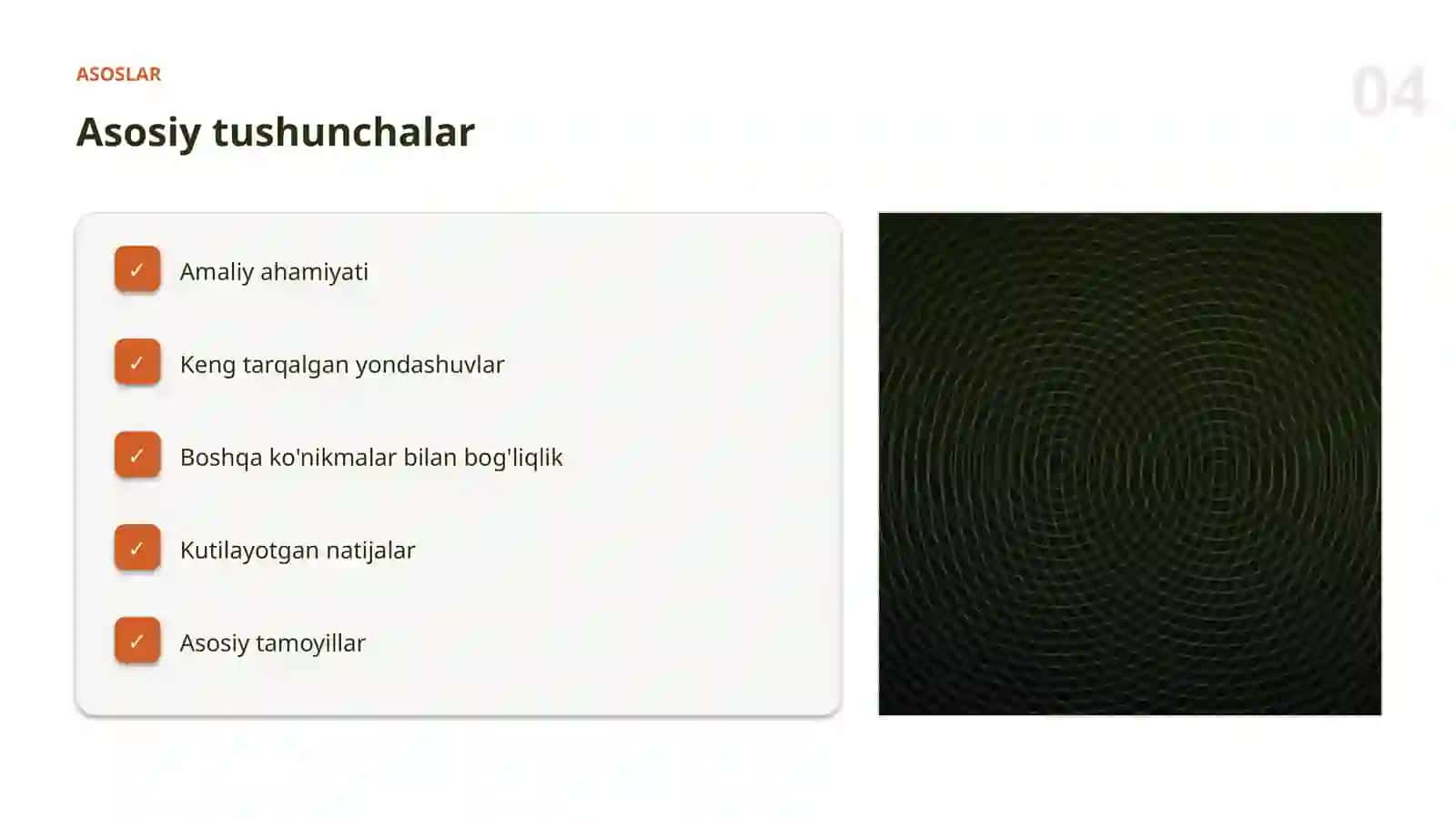 Kontekstni shakllantirish va bilim bazasi 4
