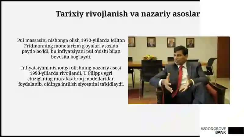 Pul massasini nishonga olish va inflyatsiyani nishonga olish 4