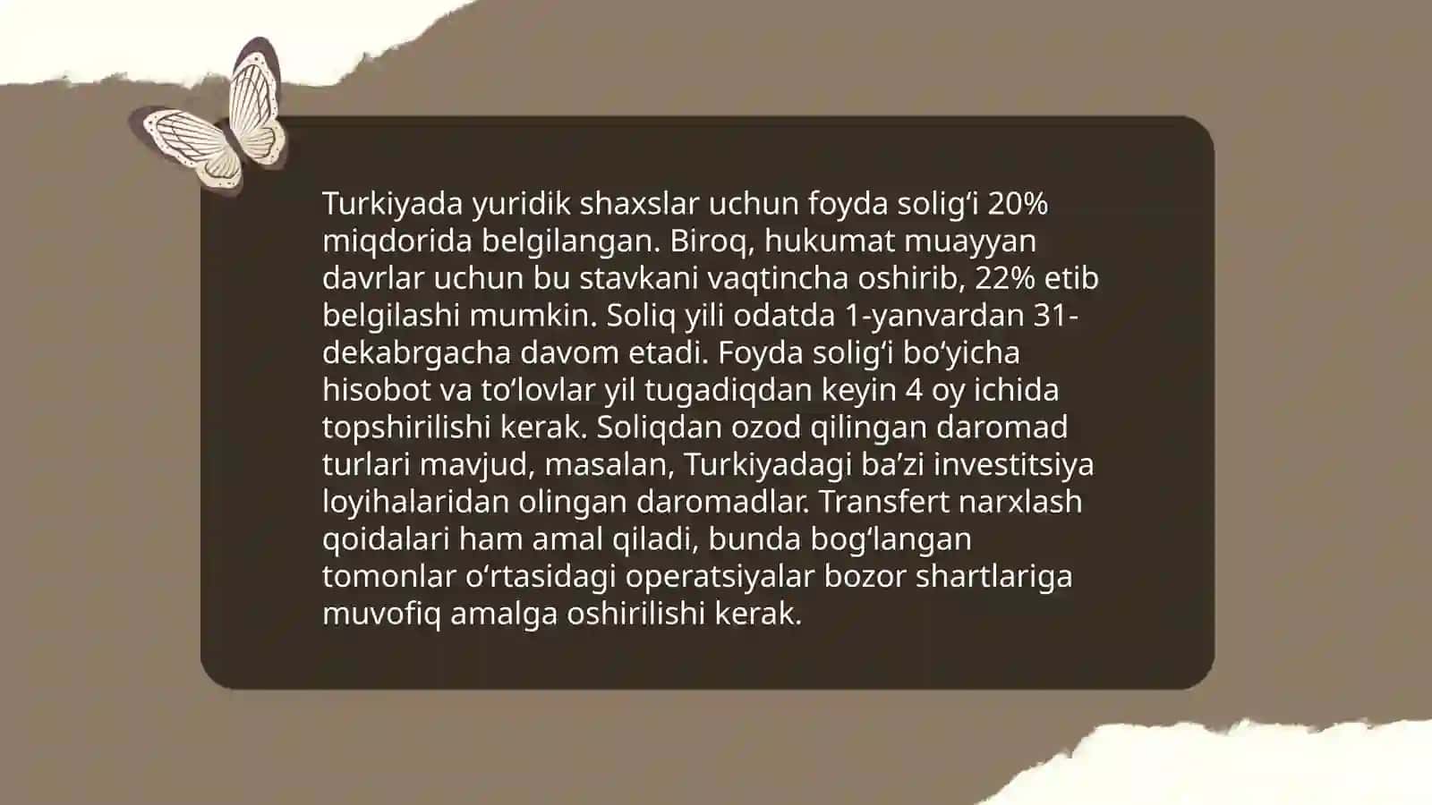 Turkiya foyda soligʻi 4