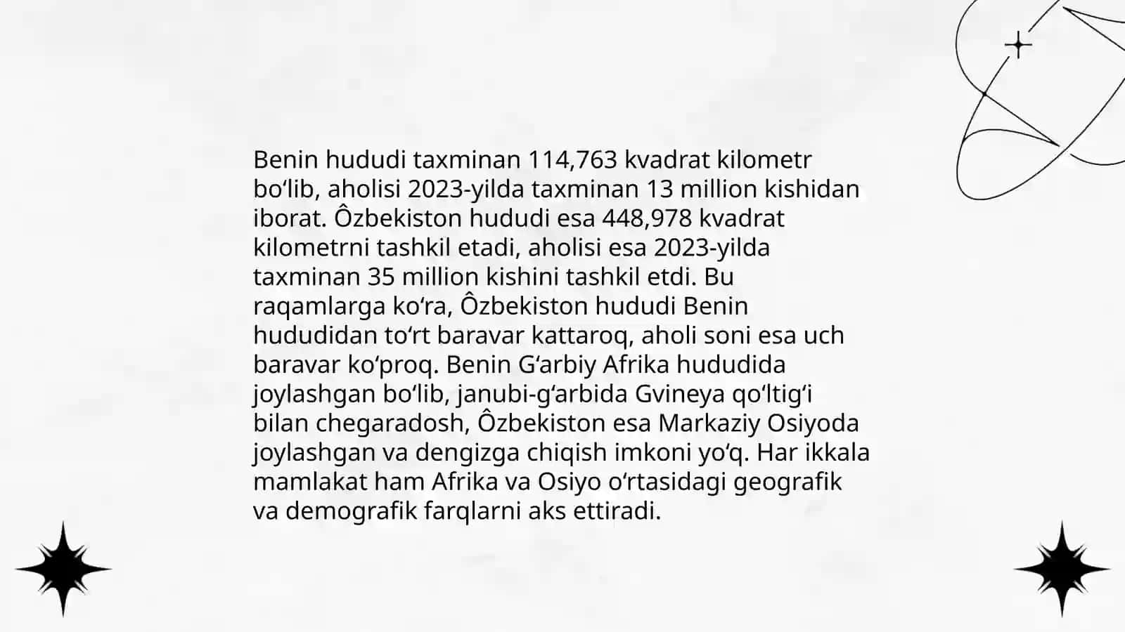 Ôzbekiston’’ davlatlarini umumiy maydoni axolisi makroiqtisodiy kôrsatkichlari 4