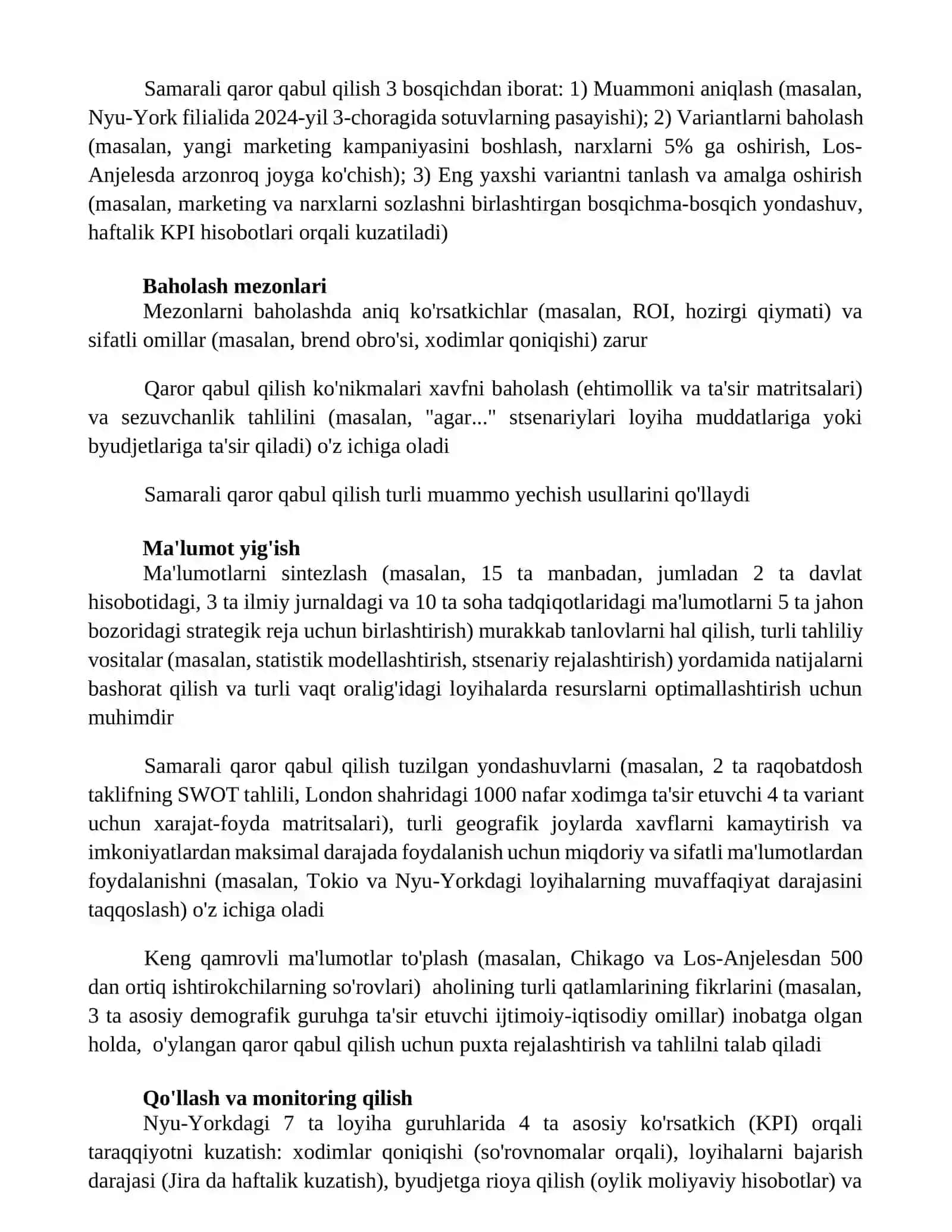 Rivojlantirish konikmalarini qabul qilish qobiliyati 4