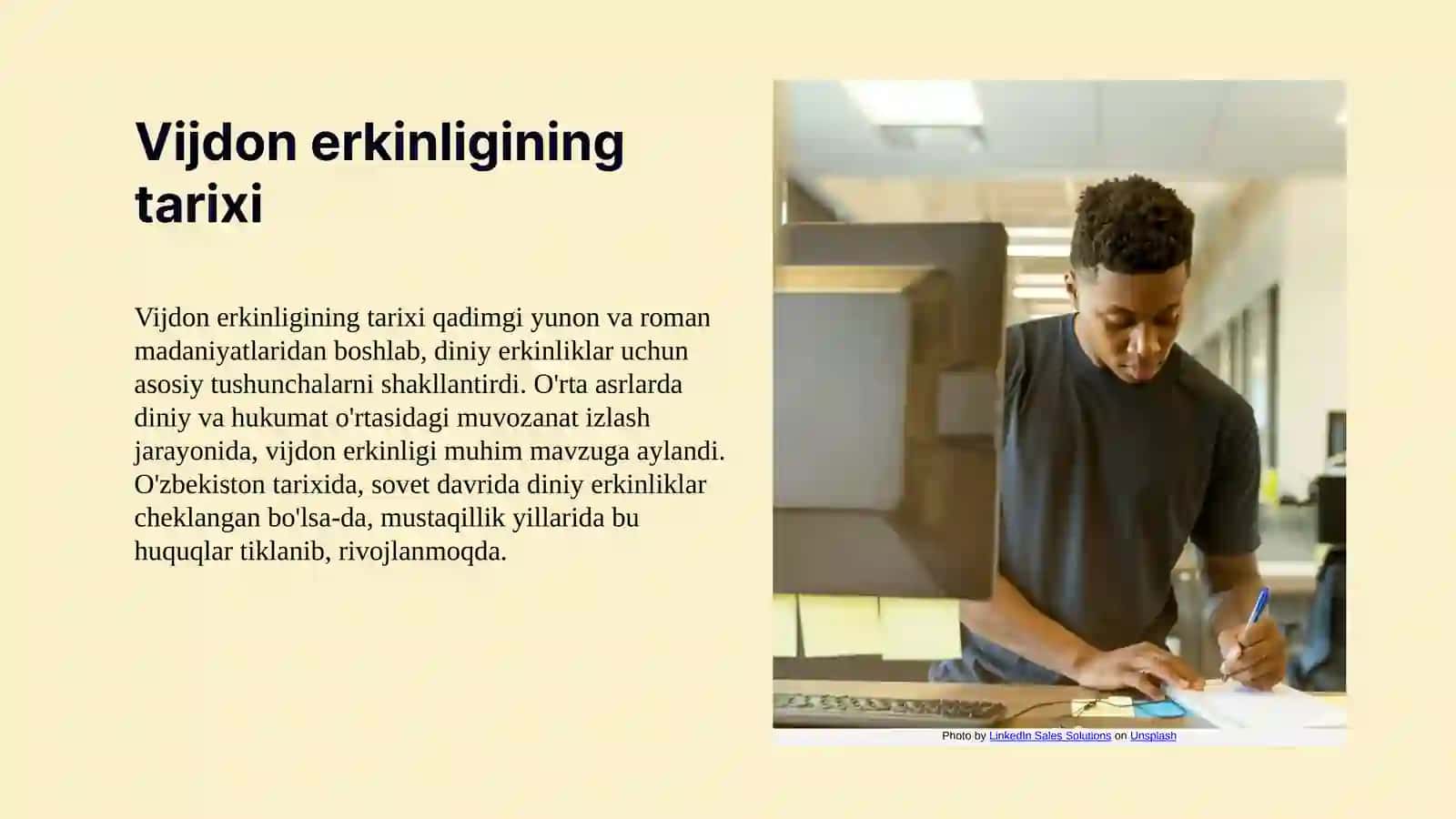 Vijdon erkinligi va diniy tashkilotlarning huquqiy maqomi 4