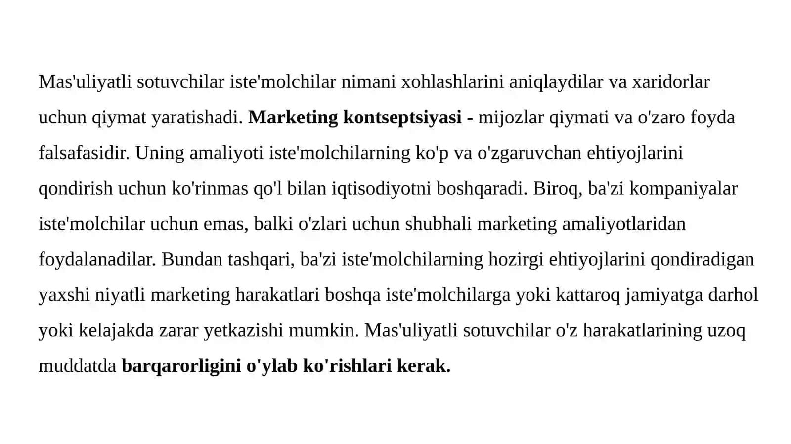 The principles of Marketing 4